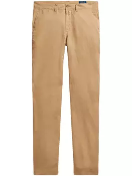 Polo Ralph Lauren брюки из смесового льна, нейтральный