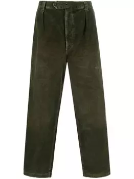 Polo Ralph Lauren брюки прямого кроя с нашивкой-логотипом, зеленый