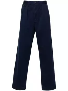 Polo Ralph Lauren брюки с нашивкой-логотипом, синий