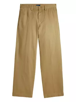 Polo Ralph Lauren брюки с завышенной талией, нейтральный