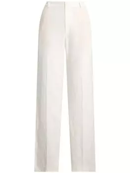 Polo Ralph Lauren брюки широкого кроя, нейтральный цвет