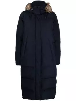 Polo Ralph Lauren concealed-fastening hooded parka, синий