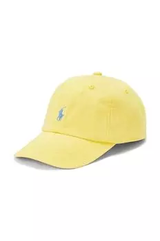 Polo Ralph Lauren Детская хлопковая бейсболка, желтый