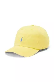 Polo Ralph Lauren Детская хлопковая бейсболка, желтый