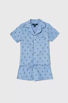 Polo Ralph Lauren Детская хлопковая пижама, синий