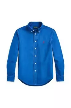 Polo Ralph Lauren Детская хлопковая рубашка, синий