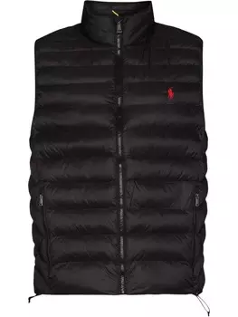 Polo Ralph Lauren дутый жилет Terra на молнии, черный
