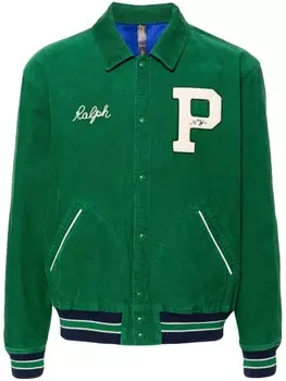 Polo Ralph Lauren двусторонняя университетская куртка, зеленый