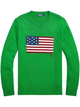 Polo Ralph Lauren джемпер Boxy Flag, зеленый