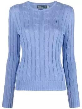 Polo Ralph Lauren джемпер фактурной вязки, синий