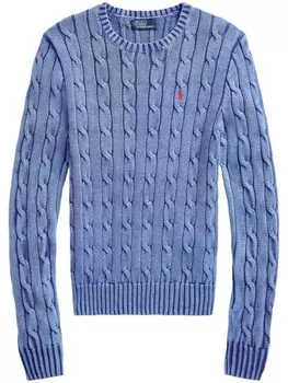 Polo Ralph Lauren джемпер фактурной вязки, синий