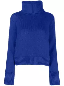 Polo Ralph Lauren джемпер из смесовой шерсти с высоким воротником, синий