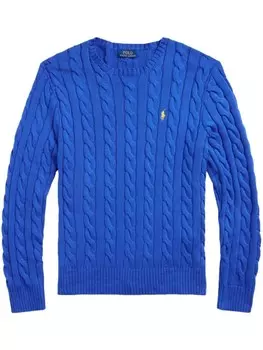 Polo Ralph Lauren джемпер Polo Pony фактурной вязки, синий