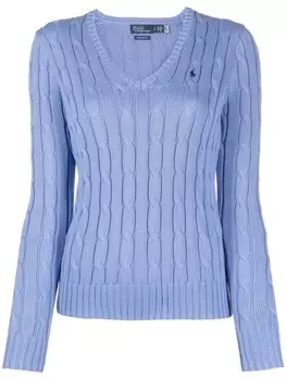 Polo Ralph Lauren джемпер Polo Pony фактурной вязки, синий