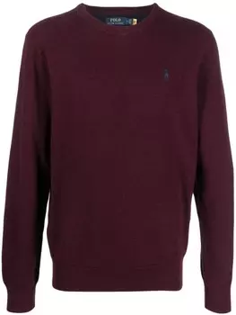 Polo Ralph Lauren джемпер с вышитым логотипом, красный
