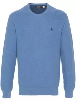 Polo Ralph Lauren джемпер с вышитым логотипом, синий
