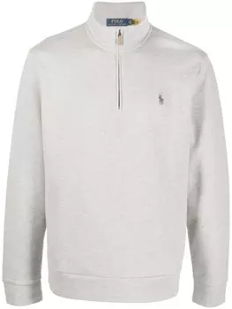 Polo Ralph Lauren джемпер с вышитым логотипом, серый