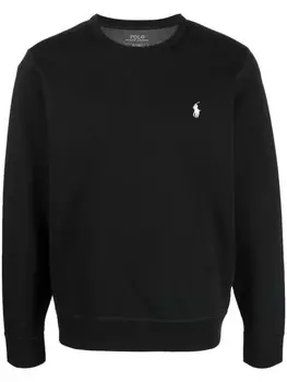 Polo Ralph Lauren джемпер с вышитым логотипом, черный