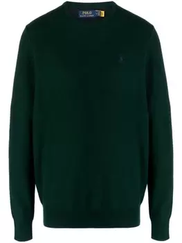 Polo Ralph Lauren джемпер с вышитым логотипом, зеленый