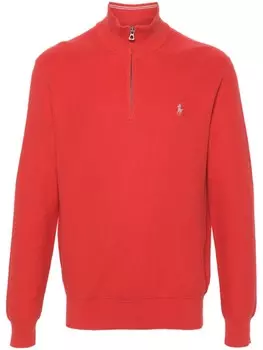 Polo Ralph Lauren джемпер с вышитым логотипом, красный