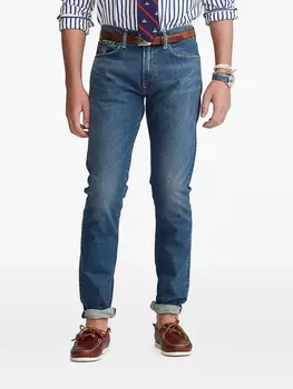 Polo Ralph Lauren джинсы с нашивкой-логотипом, синий