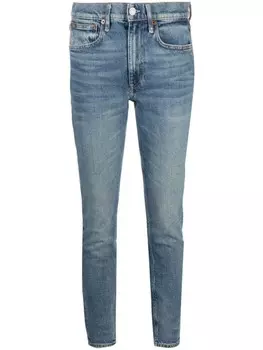 Polo Ralph Lauren джинсы скинни с эффектом потертости, синий