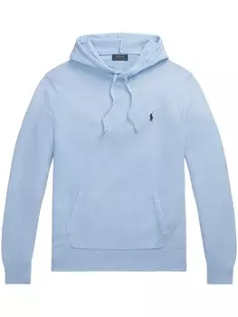 Polo Ralph Lauren фактурное худи Polo Pony, синий