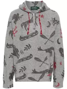 Polo Ralph Lauren фактурное худи, серый