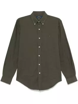 Polo Ralph Lauren фланелевая рубашка, зеленый