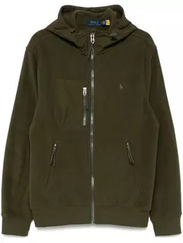 Polo Ralph Lauren флисовая куртка на молнии, зеленый