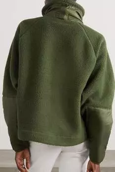 POLO RALPH LAUREN флисовая толстовка RLX с отделкой из рипстопа, армейский зеленый