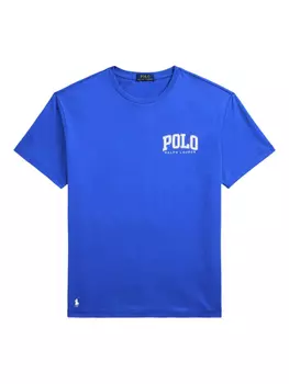 Polo Ralph Lauren футболка из джерси с вышитым логотипом, синий