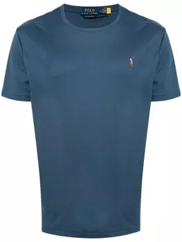 Polo Ralph Lauren футболка из хлопка с коротким рукавом, синий