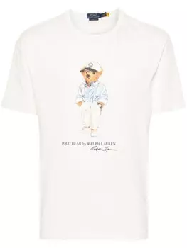 Polo Ralph Lauren футболка Polo Bear из хлопка, белый