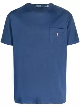 Polo Ralph Lauren футболка Polo Pony с нагрудным карманом, синий