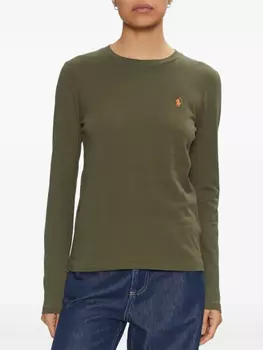 Polo Ralph Lauren футболка с длинными рукавами, зеленый