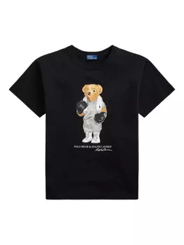 Polo Ralph Lauren футболка с графичным принтом, черный