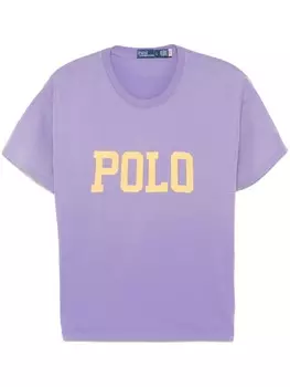 Polo Ralph Lauren футболка с логотипом, фиолетовый