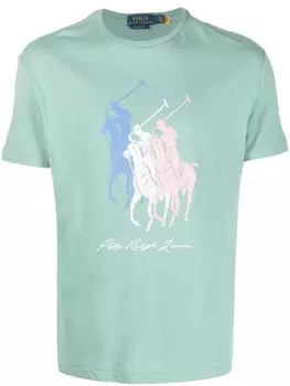 Polo Ralph Lauren футболка с логотипом, зеленый