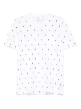 Polo Ralph Lauren футболка с принтом Polo Pony, белый