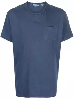 Polo Ralph Lauren футболка с вышитым логотипом, синий