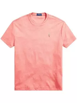 Polo Ralph Lauren футболка с вышитым логотипом, красный