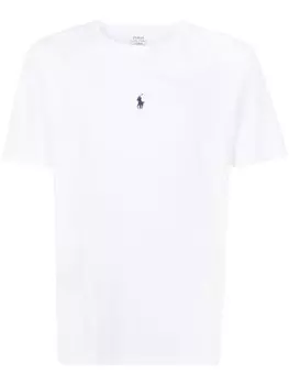 Polo Ralph Lauren футболка с вышитым логотипом, белый