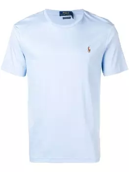 Polo Ralph Lauren футболка с вышитым логотипом, синий