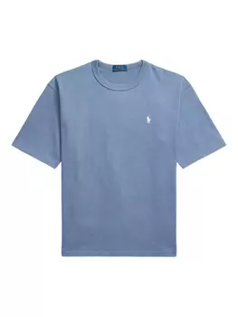 Polo Ralph Lauren футболка с вышитым логотипом, синий