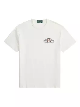 Polo Ralph Lauren футболка с вышивкой, белый