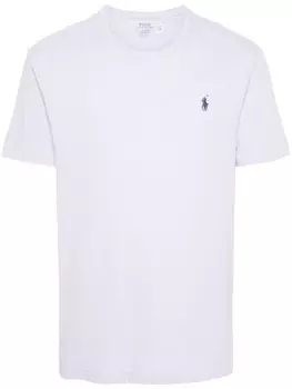 Polo Ralph Lauren футболка с вышивкой Polo Pony, фиолетовый