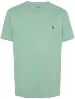 Polo Ralph Lauren футболка с вышивкой Polo Pony, зеленый