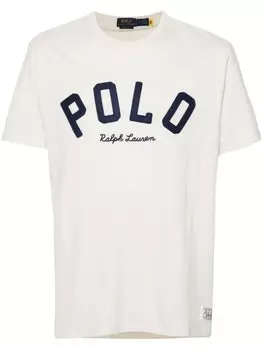 Polo Ralph Lauren футболка с вышивкой Polo Pony, белый