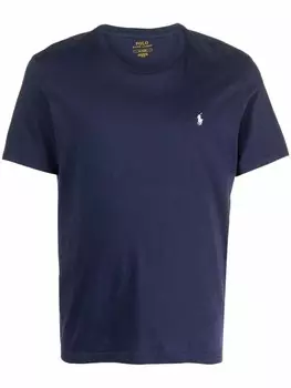 Polo Ralph Lauren футболка с вышивкой Polo Pony, синий